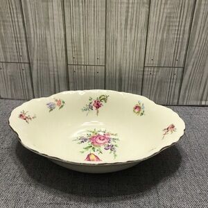 Vintage homer Laughlin Household Institute Oval Serving Bowl.